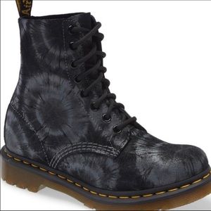 Tye dye doc martens